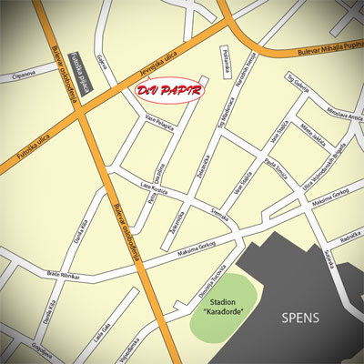 Mapa DiV PAPIR 400x400